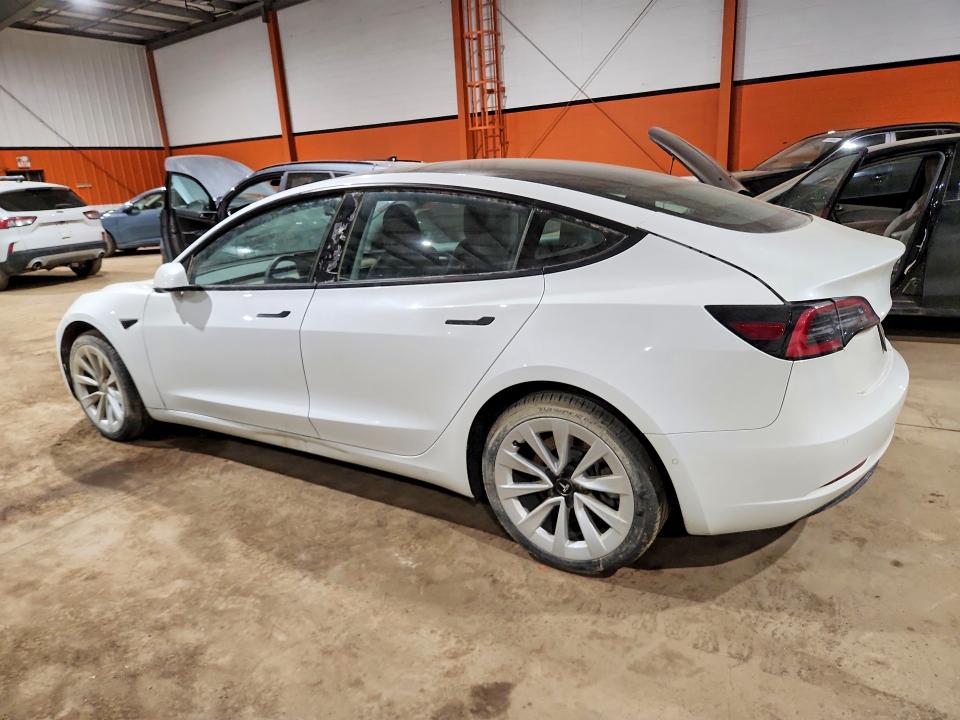 2022 Tesla Model 3 VIN 5YJ3E1EB4NF296213 COPART salvage auction — Rear End, AB - OOP - SALVAGE, sold $14,500 on 2026-07-06 (photo 2)