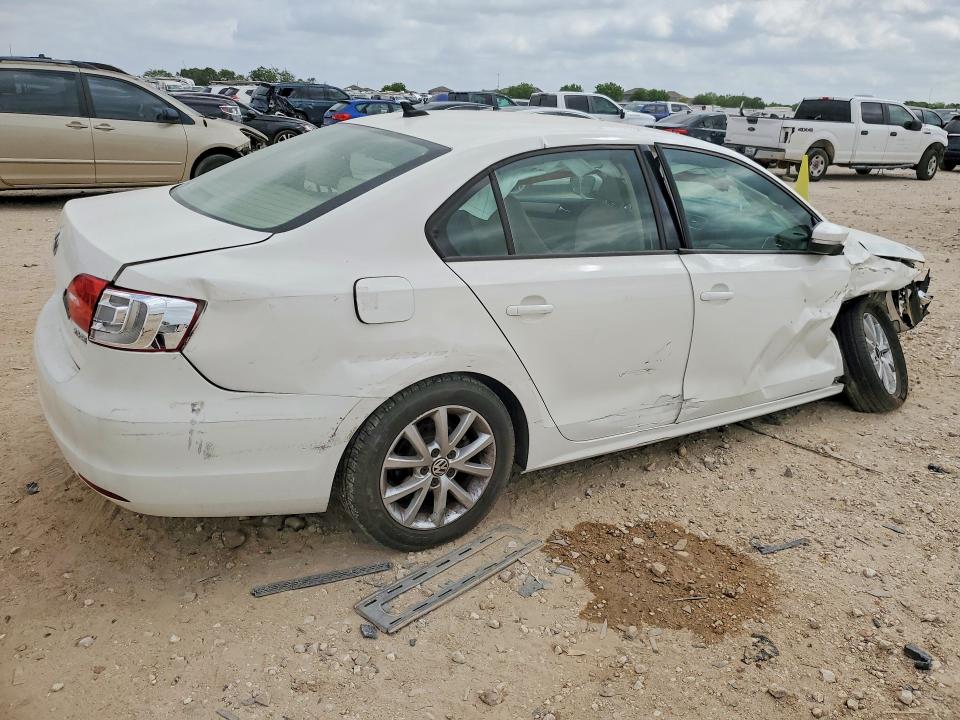2012 Volkswagen Jetta VIN 3VWDP7AJ3CM374307 COPART salvage auction — FRONT END, Tx - Salvage Vehicle Title, sold $175 on 2026-07-09 (photo 3)