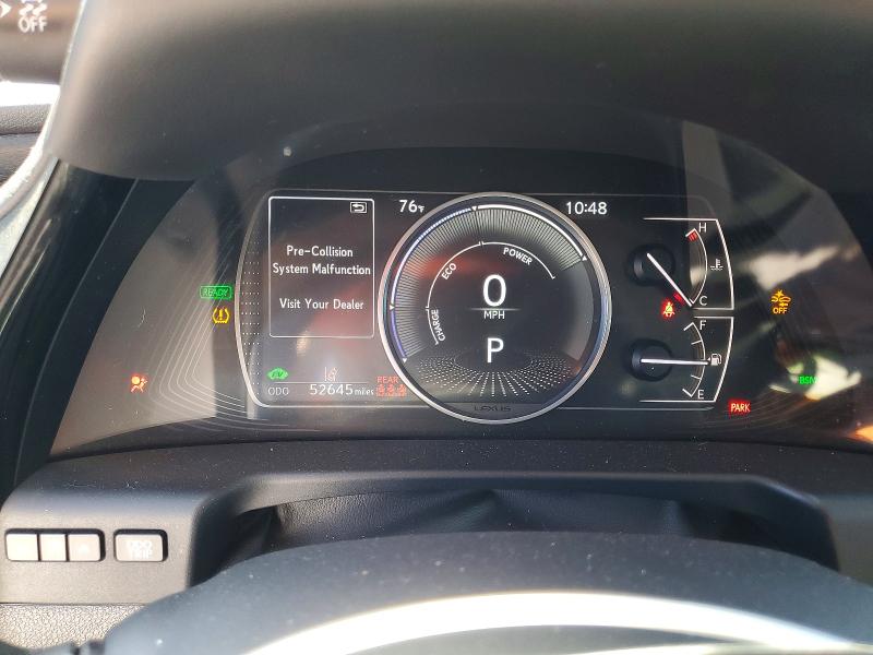 2024 Lexus Es 300h VIN 58ADA1C12RU037845 COPART salvage auction — FRONT END, Ca - Salvage Certificate, sold $13,100 on 2026-07-06 (photo 9)