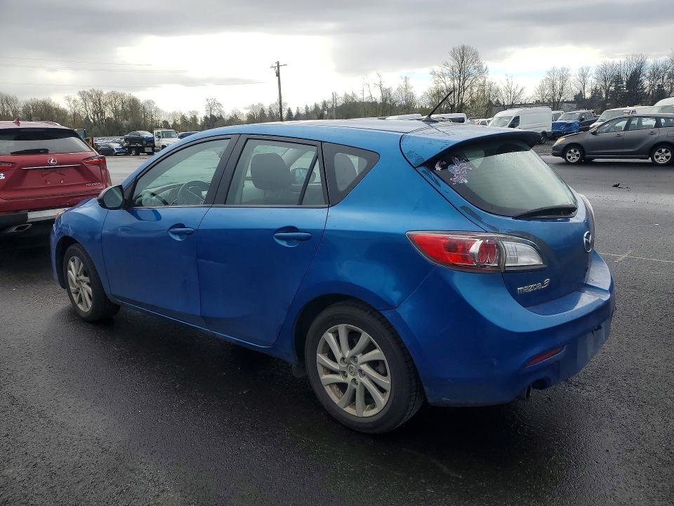 2012 Mazda 3 VIN JM1BL1L8XC1677160 COPART salvage auction — REAR END, OR - SALVAGE TITLE CERTIFICATE, sold $1,150 on 2026-07-06 (photo 2)