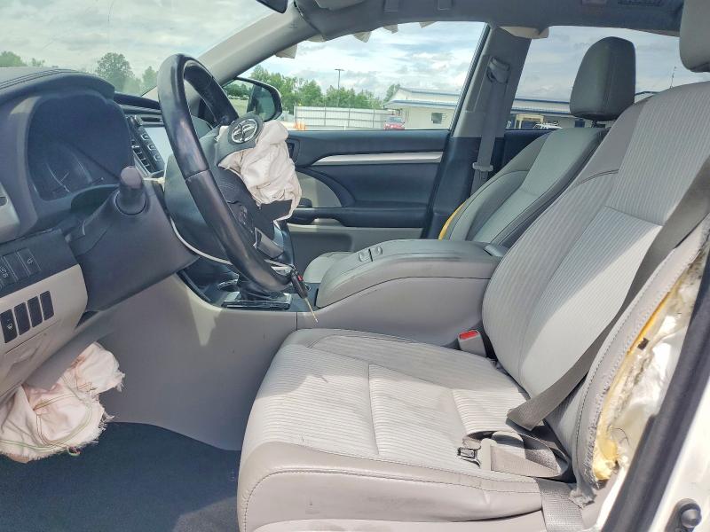 2018 Toyota Highlander VIN 5TDBZRFH7JS861965 COPART salvage auction — FRONT END, Nc - Salvage Certificate Of Title, sold $5,000 on 2026-07-06 (photo 7)