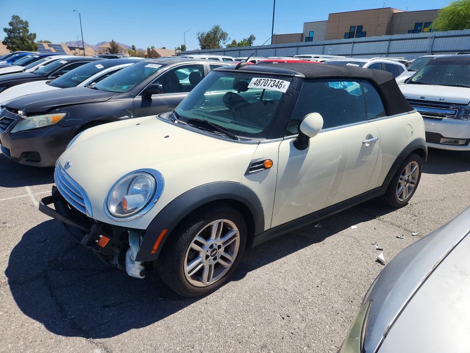 2011 Mini Cooper VIN WMWZN3C50BT265131 COPART salvage auction — FRONT END, NV - SALVAGE TITLE, sold $750 on 2026-07-15 (photo 1)