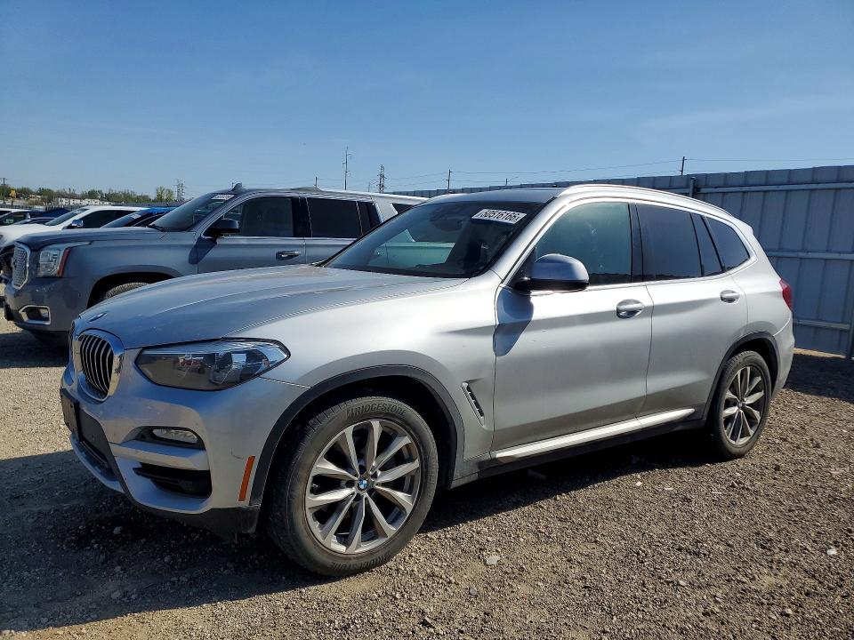 2019 BMW X3 VIN 5UXTR9C50KLD98117 COPART salvage auction — HAIL, Ia - Cert Of Title-Salvage Title, sold $550 on 2026-07-29 (photo 1)