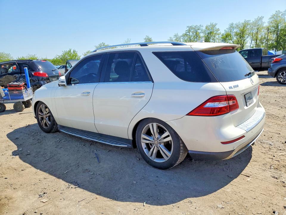 2013 Mercedes-benz Ml-class VIN 4JGDA5HB6DA137621 COPART salvage auction — MINOR DENT/SCRATCHES, MD - CERTIFICATE OF TITLE, sold $4,700 on 2026-07-02 (photo 2)
