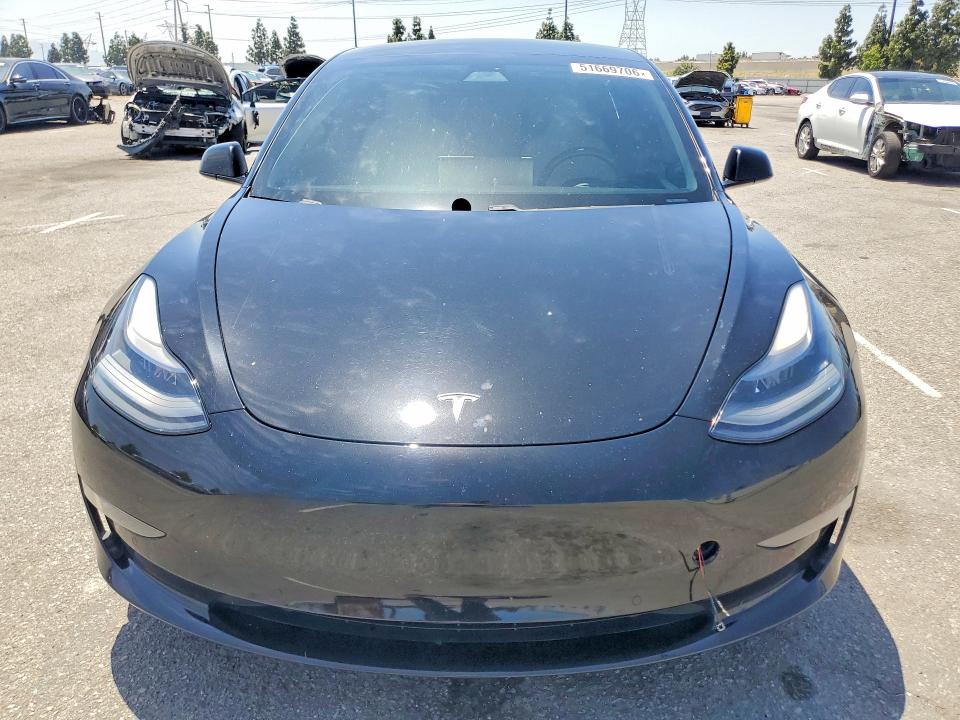 2021 Tesla Model 3 VIN 5YJ3E1EB2MF082142 COPART salvage auction — REAR END, Ca - Salvage Certificate, sold $5,100 on 2026-07-02 (photo 5)