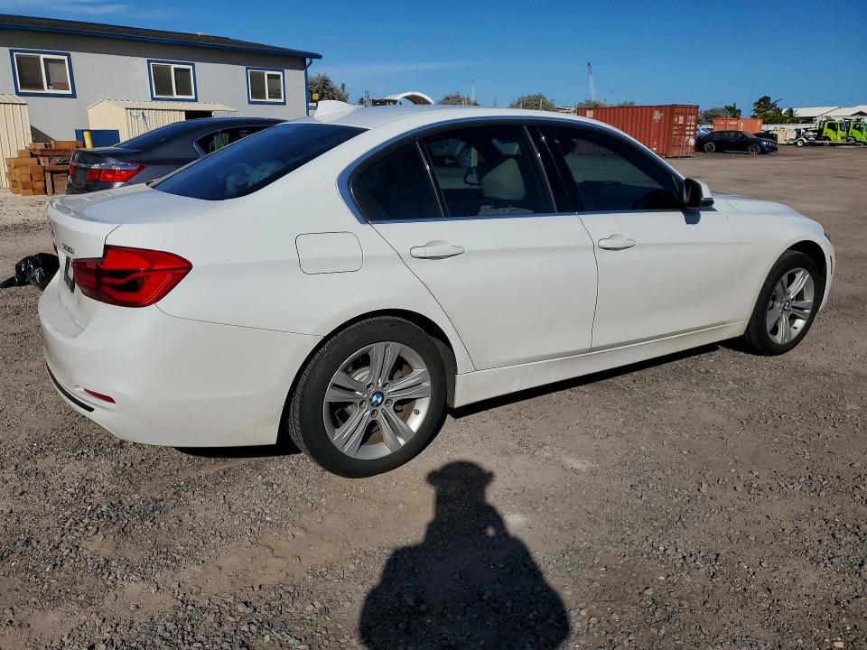 2017 BMW 3 series VIN WBA8B9C50HK676485 COPART salvage auction — REAR END, Hi - Certificate Of Salvage, sold $2 on 2026-07-06 (photo 3)