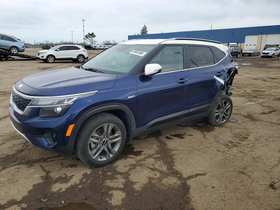 2021 Kia Seltos VIN KNDEUCAA7M7223488 — COPART salvage auction photo