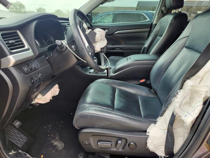 2019 Toyota Highlander VIN 5TDDZRFH4KS959930 COPART salvage auction — FRONT END, Mo - Salvage Certificate Of Title, sold $6,900 on 2026-07-07 (photo 7)