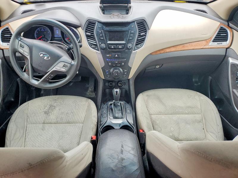 2015 Hyundai Santa fe VIN KM8SM4HFXFU089005 COPART salvage auction — FRONT END, Pa - Cert Of Title, sold $1,750 on 2026-07-09 (photo 8)