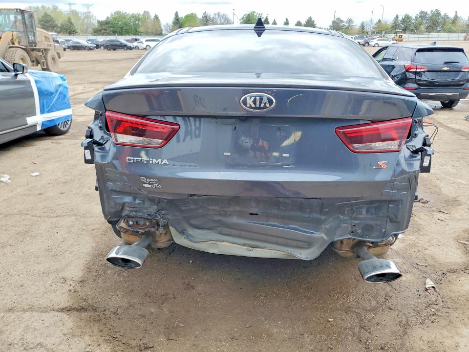 2020 Kia Optima VIN 5XXGT4L31LG409338 COPART salvage auction — REAR END, Il - Salvage Certificate, sold $4,250 on 2026-07-07 (photo 6)