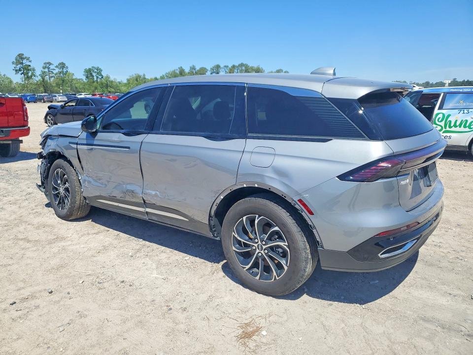 2025 Lincoln Nautilus VIN 5LMPJ8J49SJ921795 COPART salvage auction — FRONT END, Tx - Salvage Vehicle Title, sold $12,900 on 2026-07-28 (photo 2)