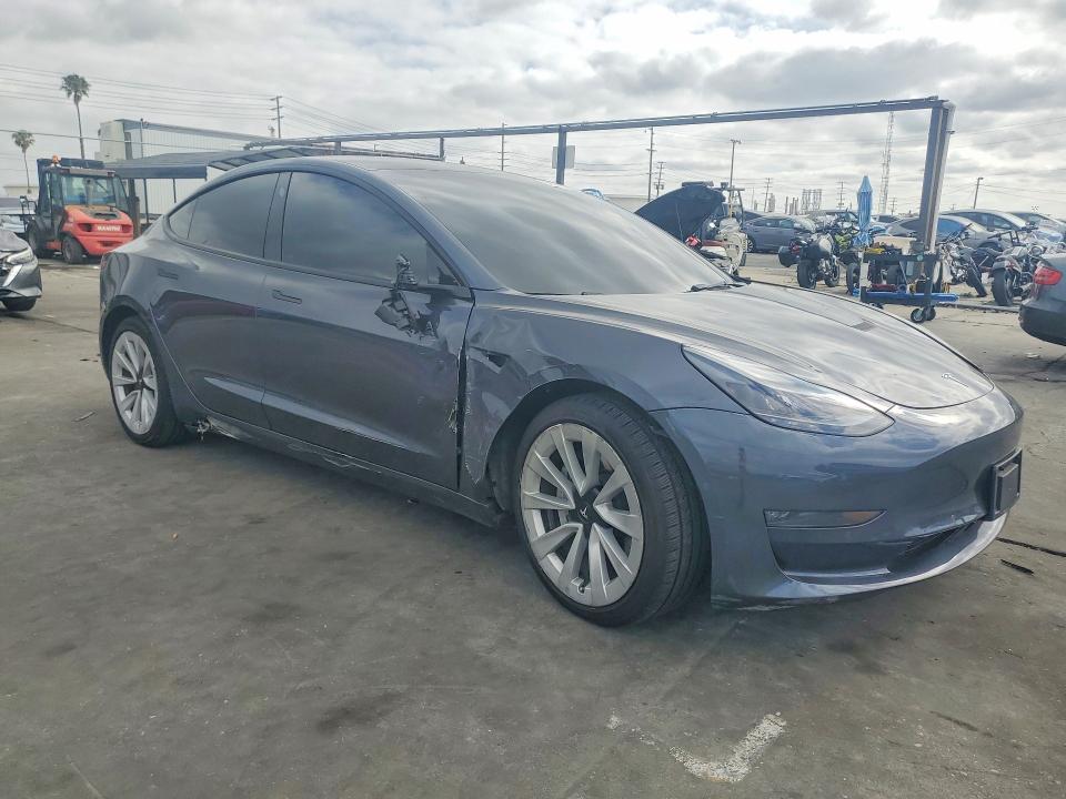 2022 Tesla Model 3 VIN 5YJ3E1EB8NF354985 COPART salvage auction — FRONT END, Salvage Title, sold $6,700 on 2026-07-24 (photo 4)