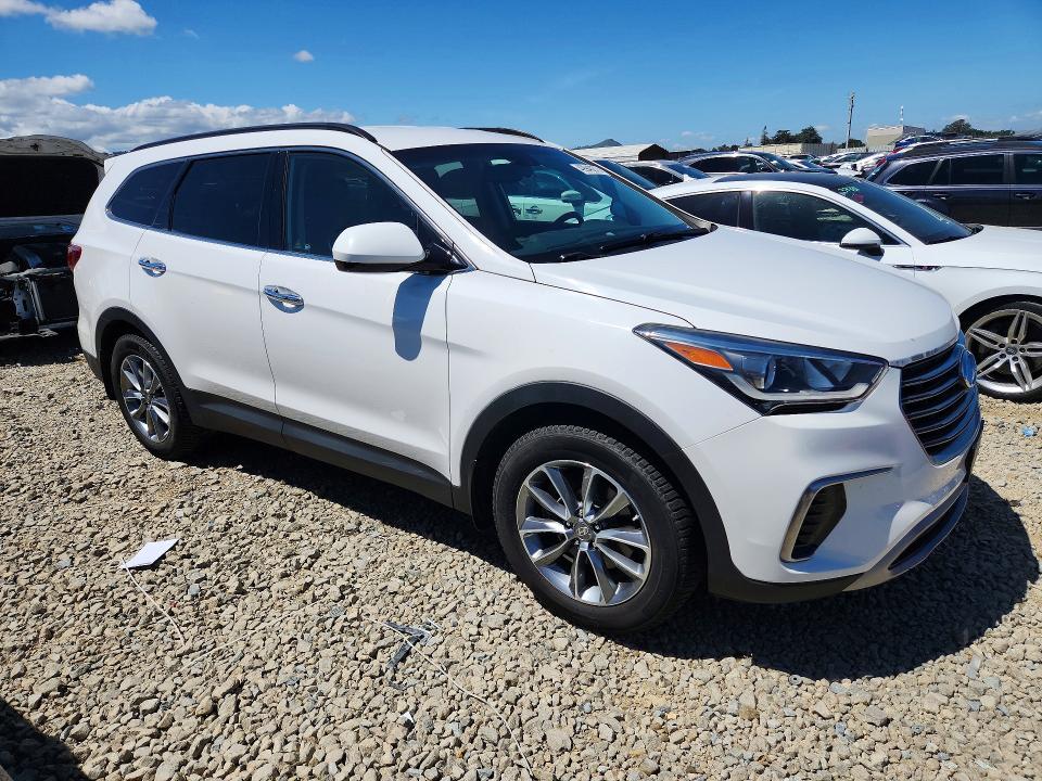 2017 Hyundai Santa fe VIN KM8SMDHF0HU191299 COPART salvage auction — MECHANICAL, Salvage Title, sold $1,550 on 2026-07-28 (photo 4)