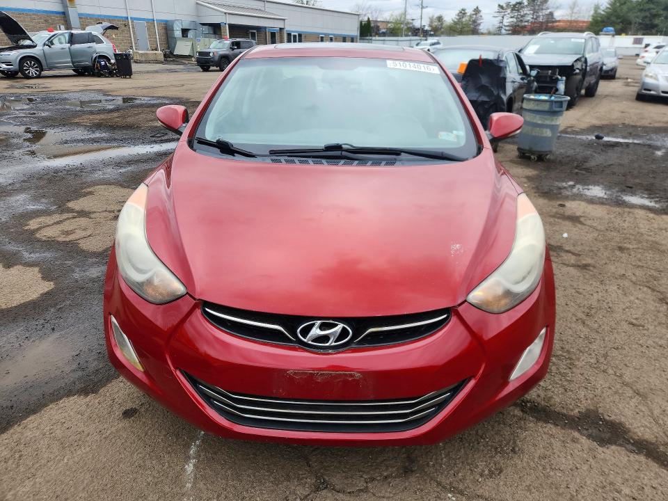 2012 Hyundai Elantra VIN KMHDH4AE8CU257508 COPART salvage auction — SIDE, Ct - Cert Of Title-Salvage, sold $525 on 2026-07-02 (photo 5)