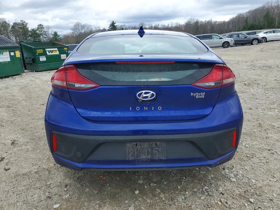 2020 Hyundai Ioniq VIN KMHC65LCXLU241748 COPART salvage auction — FRONT END, Id - Salvage Certificate Of Title, sold $3,000 on 2026-07-15 (photo 6)