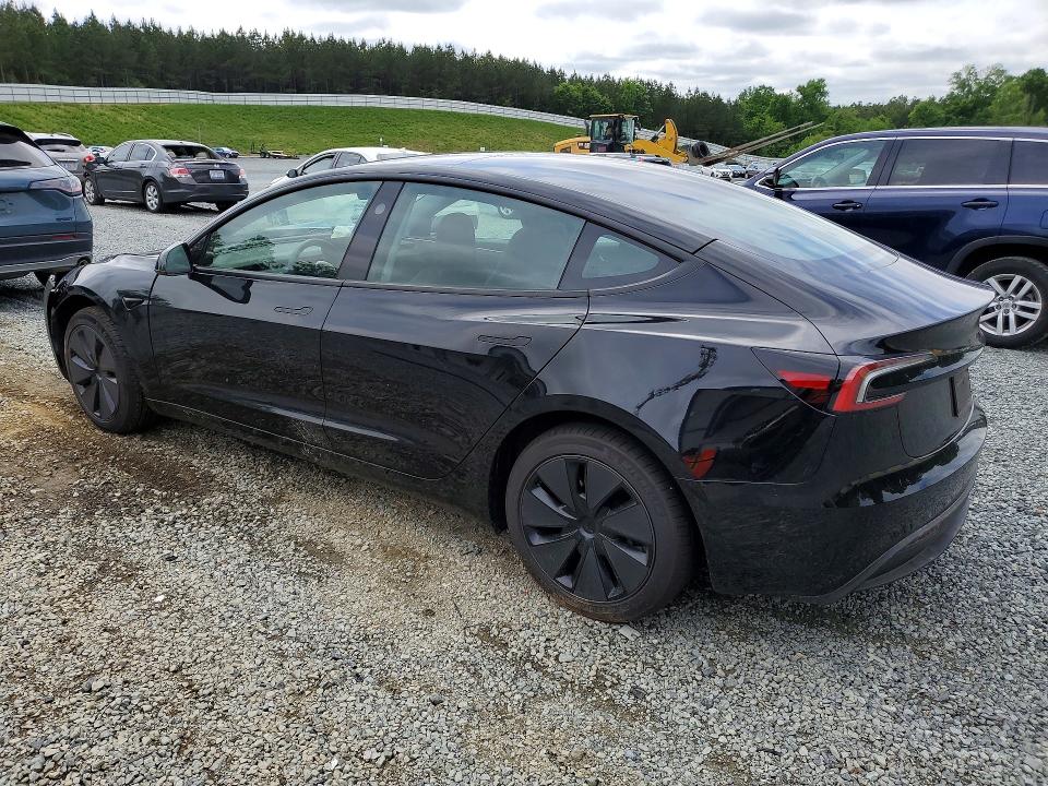 2026 Tesla Model 3 VIN 5YJ3E1EA6TF125743 COPART salvage auction — FRONT END, Nc - Salvage Certificate Of Title, sold $15,400 on 2026-07-16 (photo 2)
