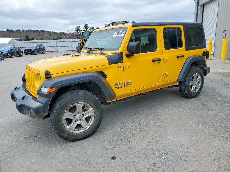 2018 Jeep Wrangler Unlimited VIN 1C4HJXDN4JW318975 COPART salvage auction — Normal Wear, FL - CERTIFICATE OF TITLE, sold $8,500 on 2026-06-24 (photo 1)