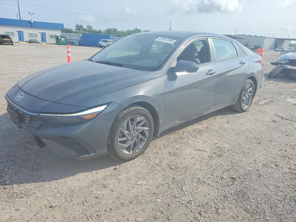 2024 Hyundai Elantra VIN KMHLM4DG3RU739252 COPART salvage auction — FRONT END, Tx - Salvage Vehicle Title, sold $5,300 on 2026-07-02 (photo 1)