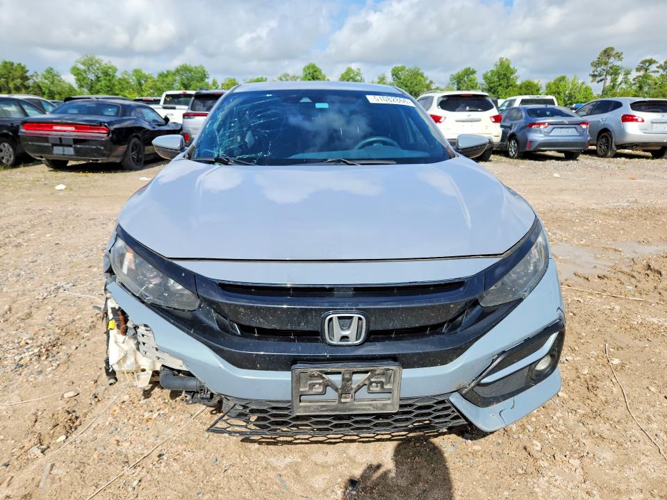 2021 Honda Civic VIN SHHFK7H40MU229451 COPART salvage auction — SIDE, Tx - Salvage Vehicle Title, sold $3,000 on 2026-07-17 (photo 5)