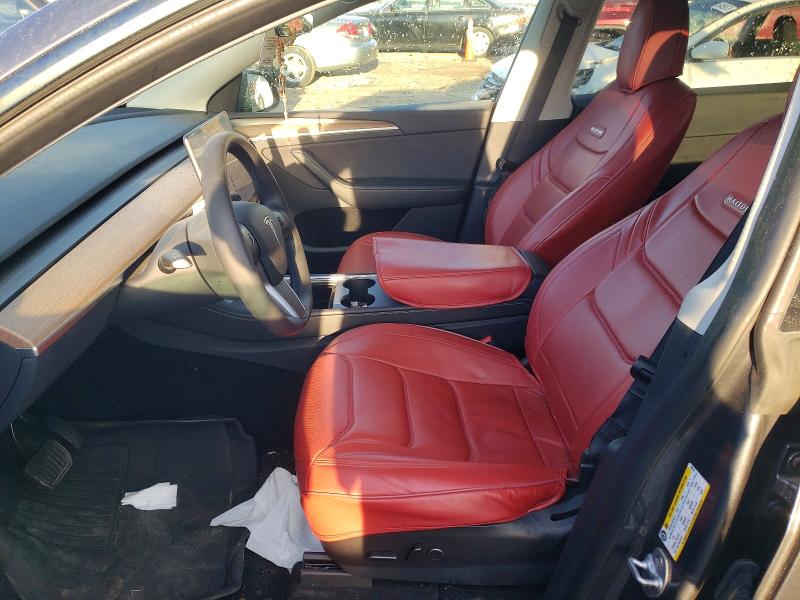 2023 Tesla Model y VIN 7SAYGAEE5PF606224 COPART salvage auction — REAR END, Va - Cert Of Title - Salvage, sold $12,800 on 2026-07-10 (photo 7)