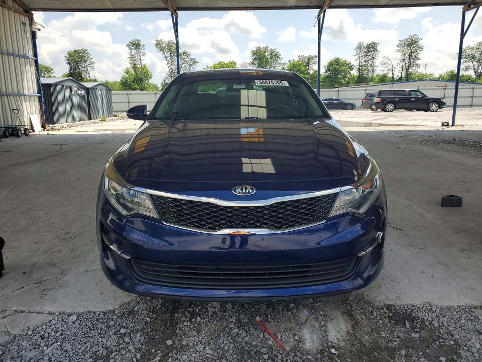 2017 Kia Optima VIN 5XXGT4L38HG162990 COPART salvage auction — SIDE, Salvage Title, sold $1,400 on 2026-07-30 (photo 5)