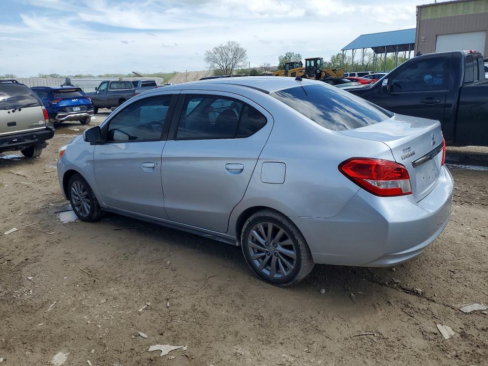 2019 Mitsubishi Mirage VIN ML32F3FJ5KHF11691 COPART salvage auction — HAIL, MO - SALVAGE CERTIFICATE OF TITLE, sold $2,100 on 2026-07-28 (photo 2)
