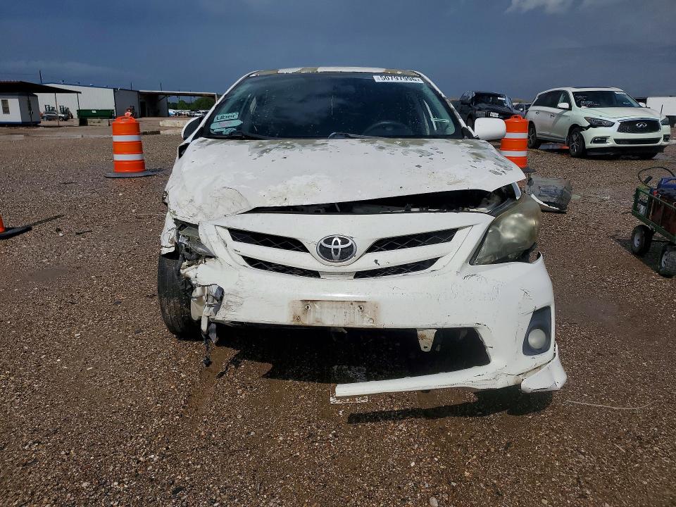 2012 Toyota Corolla VIN 5YFBU4EE3CP062625 COPART salvage auction — FRONT END, Tx - Salvage Vehicle Title, sold $1,200 on 2026-07-02 (photo 5)