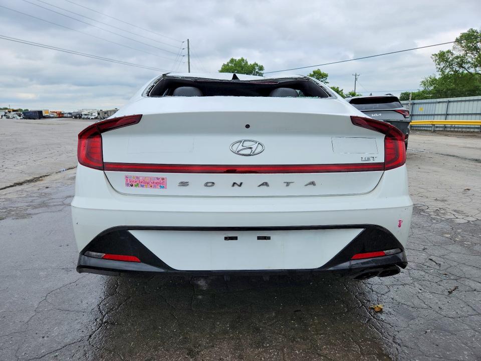 2020 Hyundai Sonata VIN 5NPEJ4J2XLH044654 COPART salvage auction — ROOF, Tn - Salvage Certificate, sold $4,050 on 2026-07-20 (photo 6)