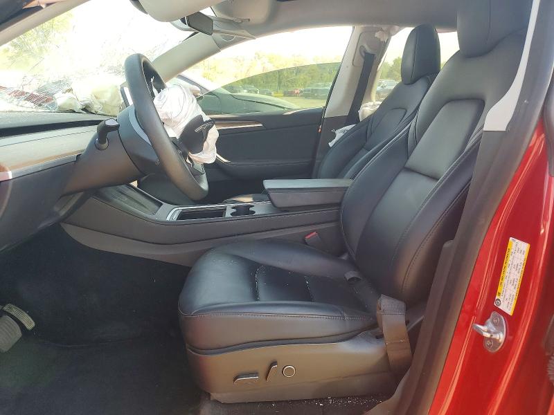 2023 Tesla Model y VIN 7SAYGDEE1PF672870 COPART salvage auction — FRONT END, Md - Cert Of Salvage > 75% Damage, sold $3,600 on 2026-07-14 (photo 7)