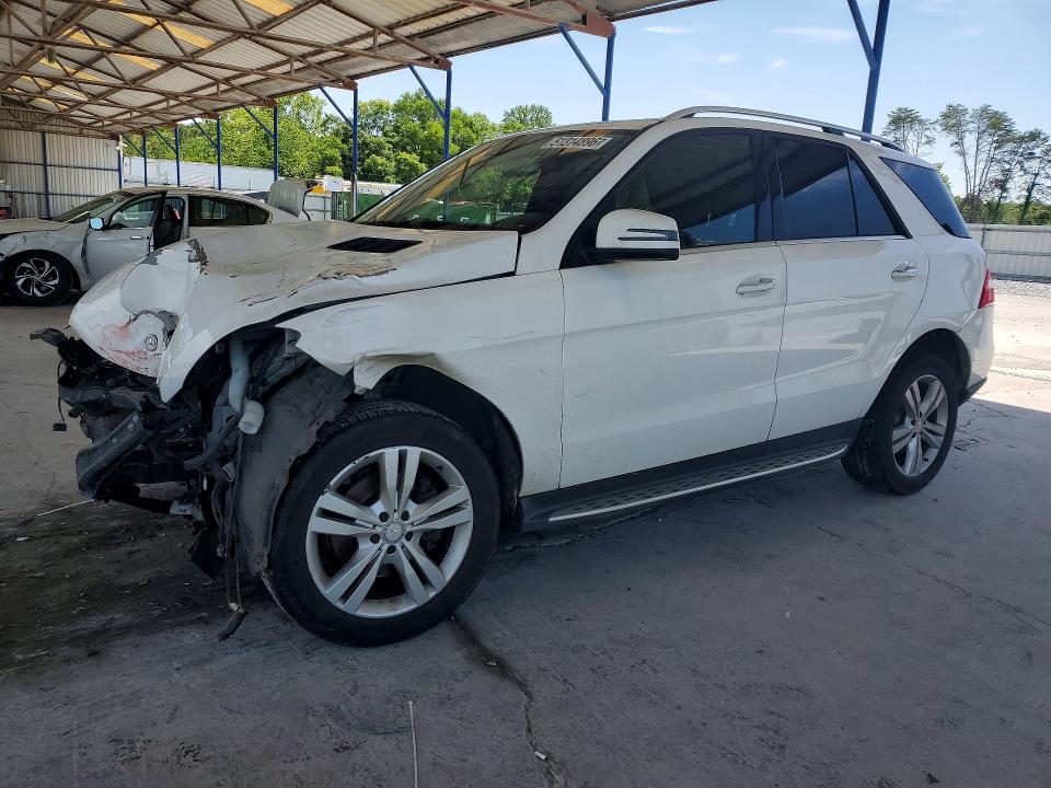 2015 Mercedes-benz M-klasse VIN 4JGDA5JB2FA574710 COPART salvage auction — FRONT END, Ga - Cert Of Title-Salvage, sold $1,750 on 2026-07-09 (photo 1)