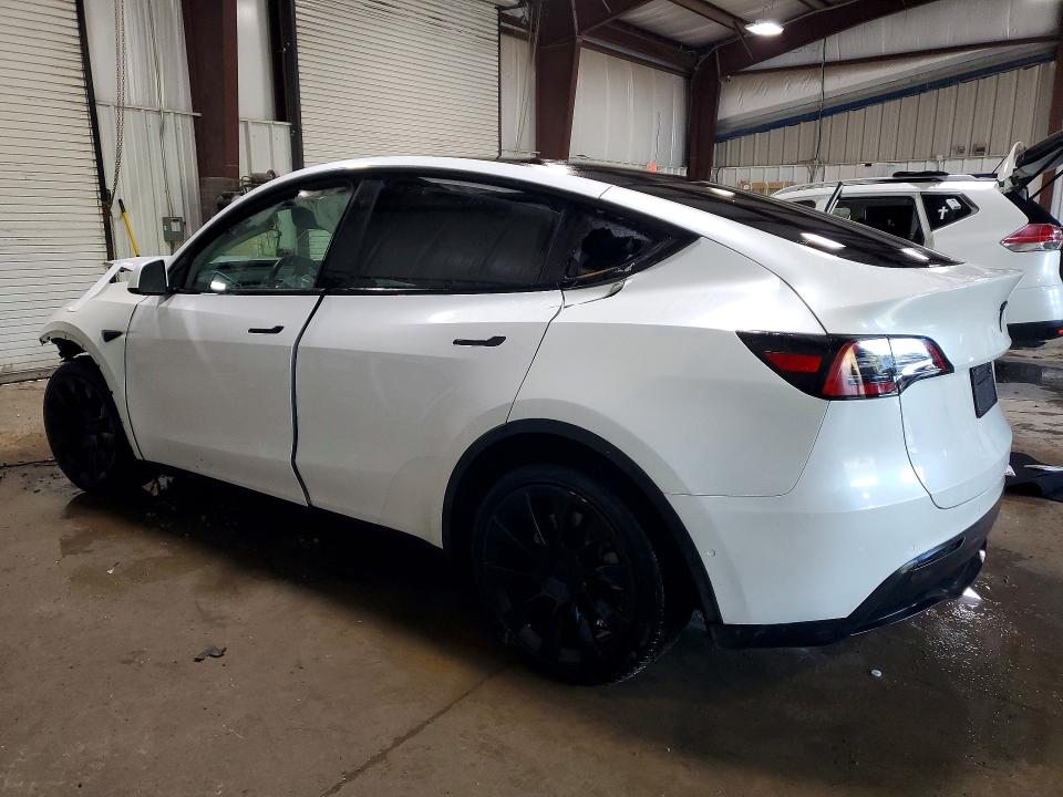 2021 Tesla Model y VIN 5YJYGDEE5MF187155 COPART salvage auction — FRONT END, PA - CERTIFICATE OF SALVAGE, sold $5,600 on 2026-07-15 (photo 2)