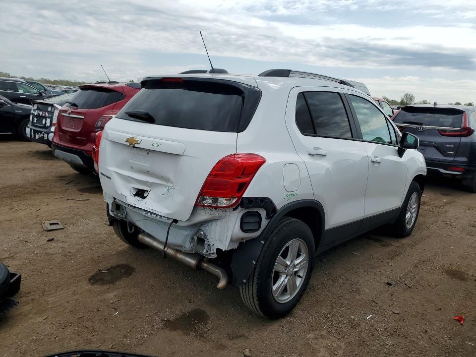 2022 Chevrolet VIN KL7CJPSM6NB546961 COPART salvage auction — REAR END, Il - Salvage Certificate, sold $4,300 on 2026-07-02 (photo 3)