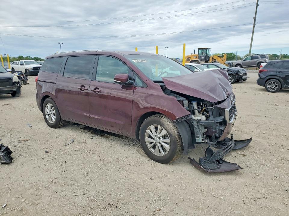 2017 Kia SEDONA VIN KNDMB5C18H6333388 COPART salvage auction — FRONT END, Salvage Title, sold $150 on 2026-07-28 (photo 4)