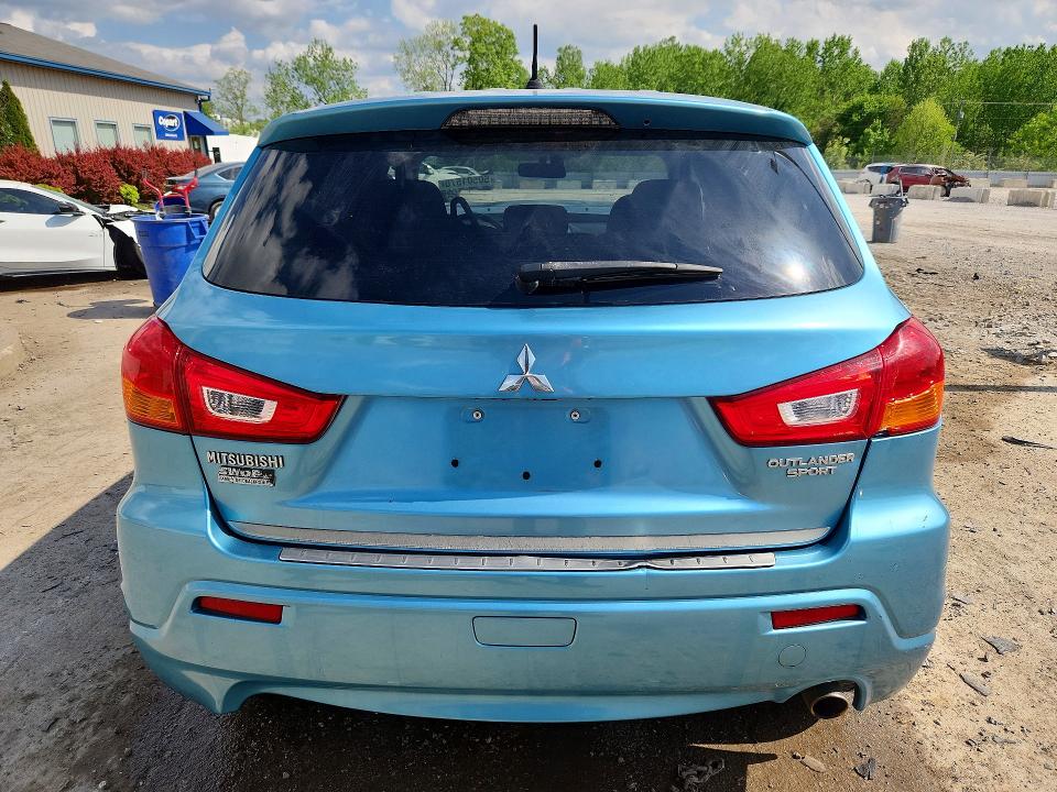 2011 Mitsubishi Outlander VIN JA4AP4AU4BZ015280 COPART salvage auction — FRONT END, Ky - Bill Of Sale/Part Only/No Titl, sold $425 on 2026-07-23 (photo 6)