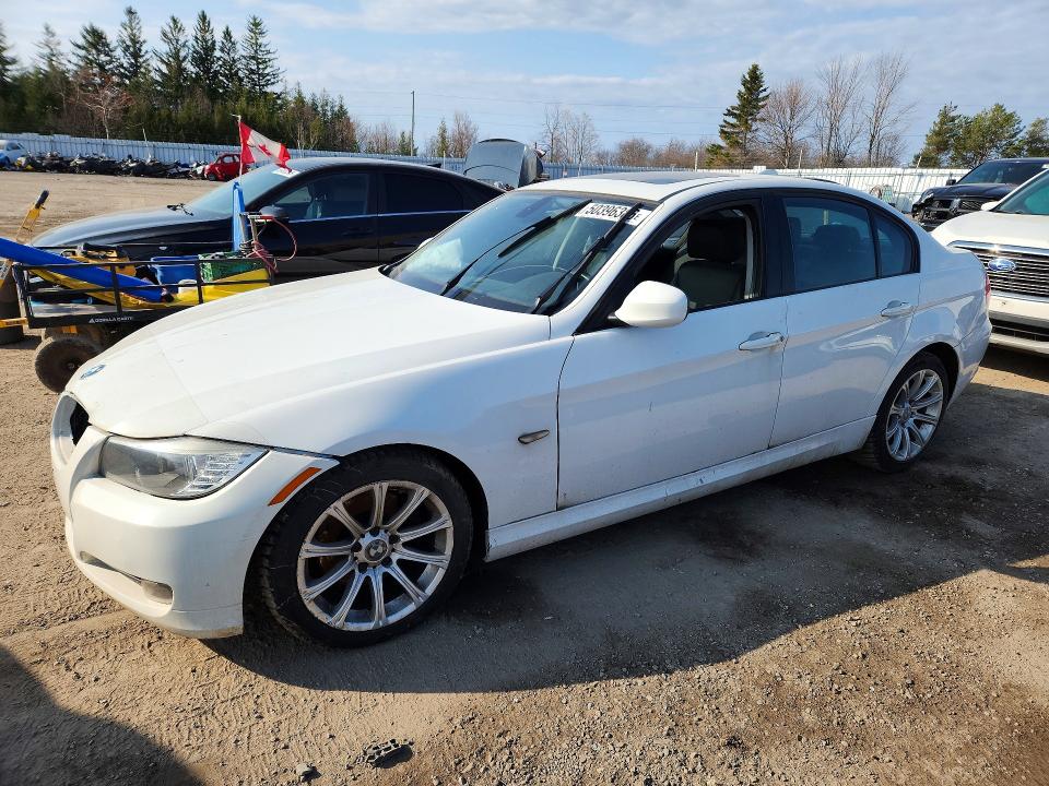 2010 BMW 3 series VIN WBAPG7C52AA641606 COPART salvage auction — FRONT END, ON - PERMIT SALVAGE, sold $350 on 2026-07-14 (photo 1)