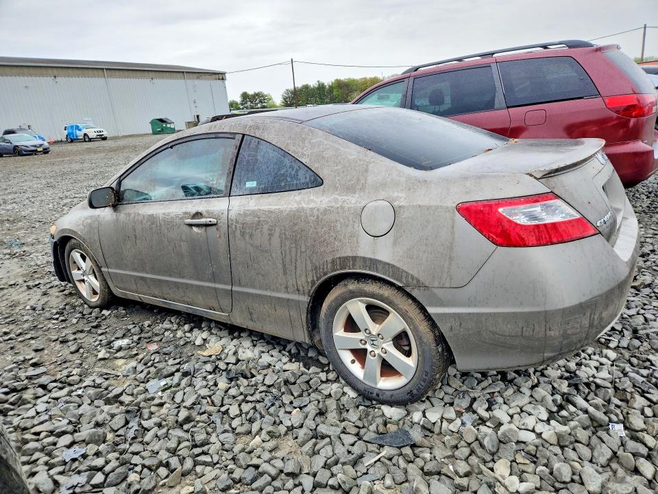 2007 Honda Civic VIN 2HGFG12887H584203 COPART salvage auction — NORMAL WEAR, Nj - Certificate Of Title, sold $450 on 2026-07-09 (photo 2)