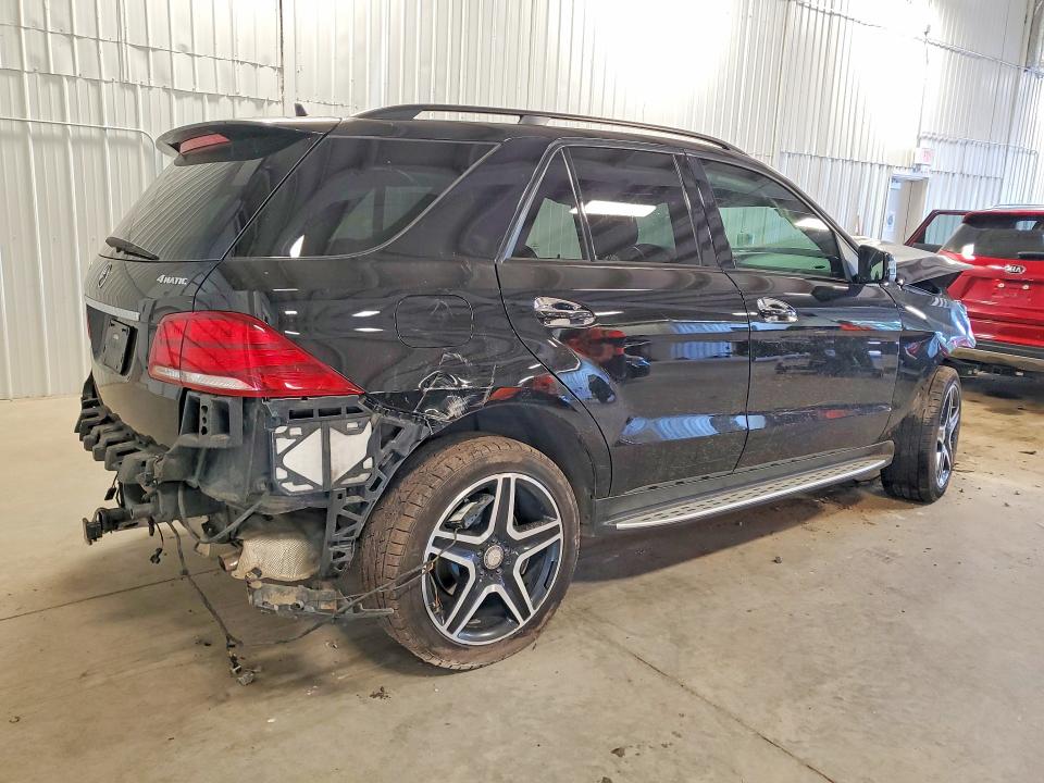 2016 Mercedes-benz Gle VIN 4JGDA5GB9GA651078 COPART salvage auction — FRONT END, Mn - Cert Of Title-Salvage, sold $2,750 on 2026-07-09 (photo 3)