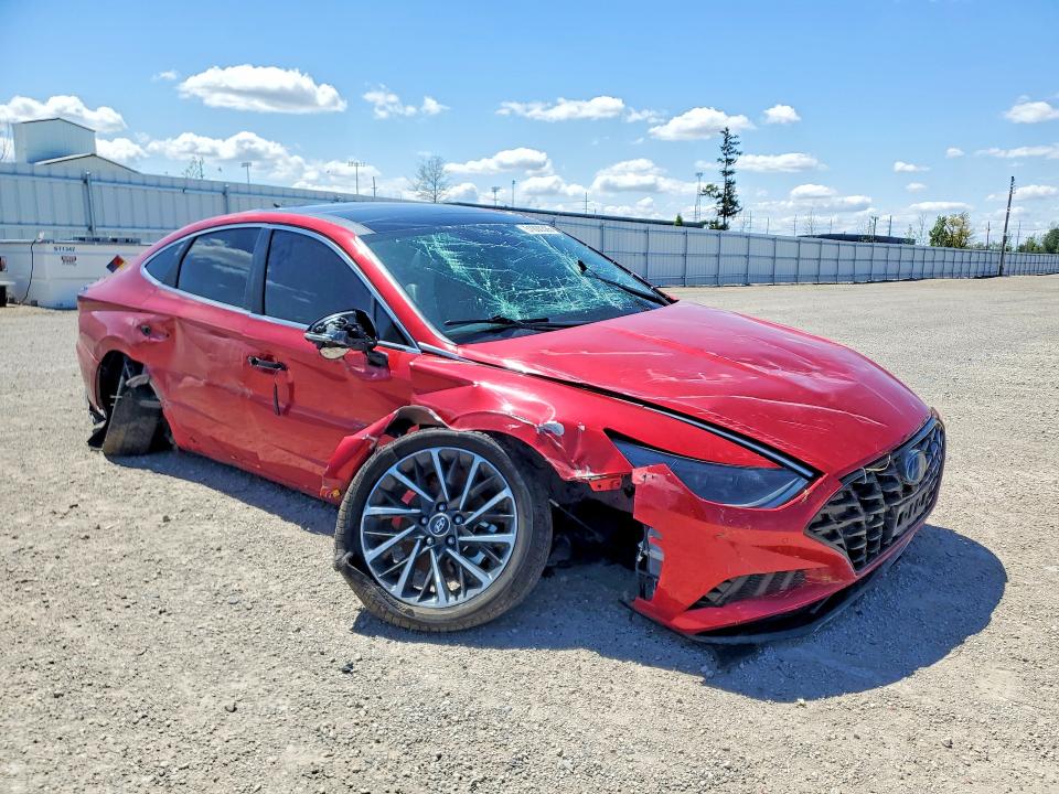 2020 Hyundai Sonata VIN 5NPEH4J28LH009736 COPART salvage auction — ROOF, Id - Salvage Certificate Of Title, sold $1,350 on 2026-07-08 (photo 4)