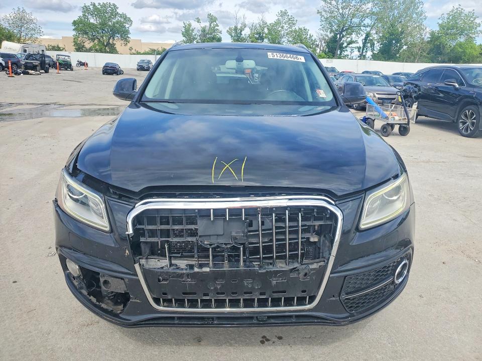2013 Audi Q5 VIN WA1DGAFP6DA075352 COPART salvage auction — FRONT END, Mo - Salvage Certificate Of Title, sold $1,400 on 2026-07-31 (photo 5)