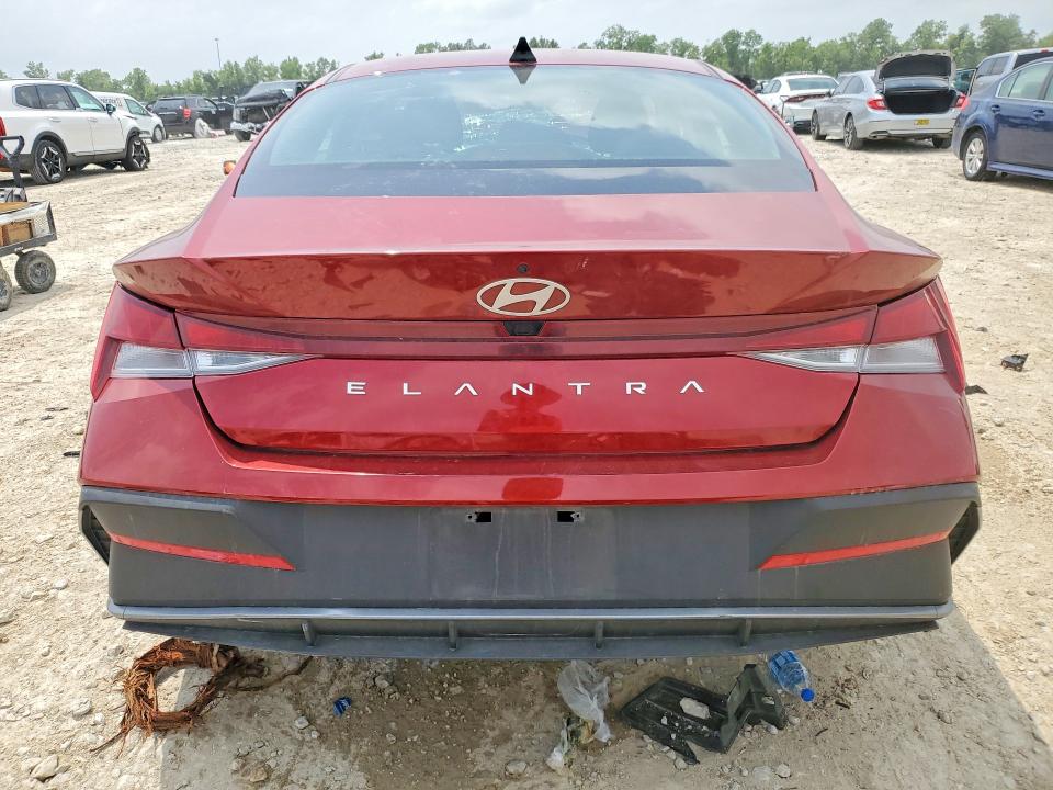 2024 Hyundai Elantra VIN KMHLM4DG9RU819655 COPART salvage auction — FRONT END, Tx - Salvage Vehicle Title, sold $1,750 on 2026-07-07 (photo 6)