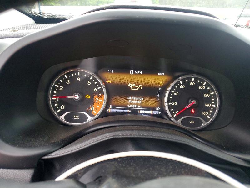 2016 Jeep Renegade VIN ZACCJBDT7GPD52264 COPART salvage auction — FRONT END, Nc - Salvage Certificate Of Title, sold $1,750 on 2026-08-06 (photo 9)