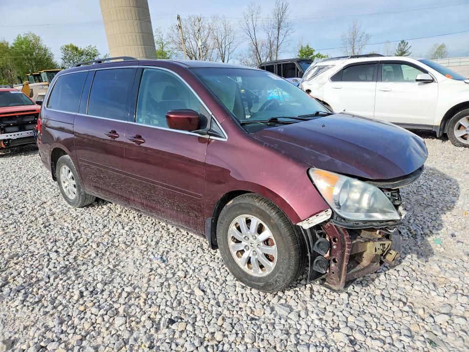2009 Honda Odyssey VIN 5FNRL38719B401847 COPART salvage auction — FRONT END, Mi - Certificate Of Title, sold $475 on 2026-07-02 (photo 4)