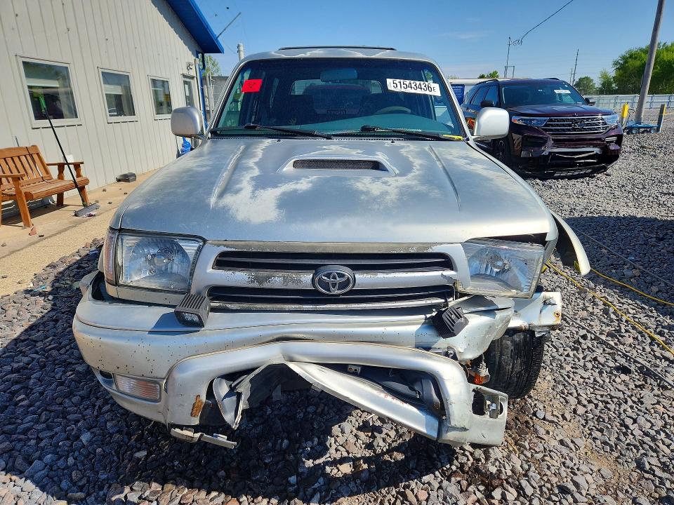 2000 Toyota 4runner VIN JT3GN86R8Y0161393 COPART salvage auction — FRONT END, In - Certificate Of Title, sold $475 on 2026-07-13 (photo 5)