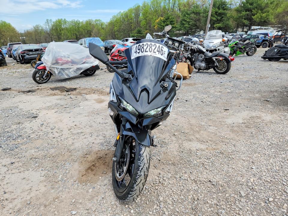 2025 Kawasaki Ex VIN ML5EXGH11SDA40782 COPART salvage auction — FRONT END, Pa - Certificate Of Salvage, sold $1,850 on 2026-07-09 (photo 2)