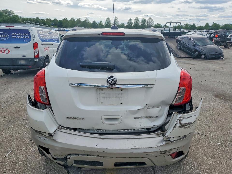 2015 Buick Encore VIN KL4CJCSB7FB254001 COPART salvage auction — REAR END, Mo - Salvage Certificate Of Title, sold $1,600 on 2026-07-31 (photo 6)