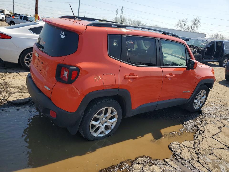 2015 Jeep Renegade VIN ZACCJABT2FPC34831 COPART salvage auction — FRONT END, Mi - Scrap-Bill Of Sale, sold $300 on 2026-07-28 (photo 3)