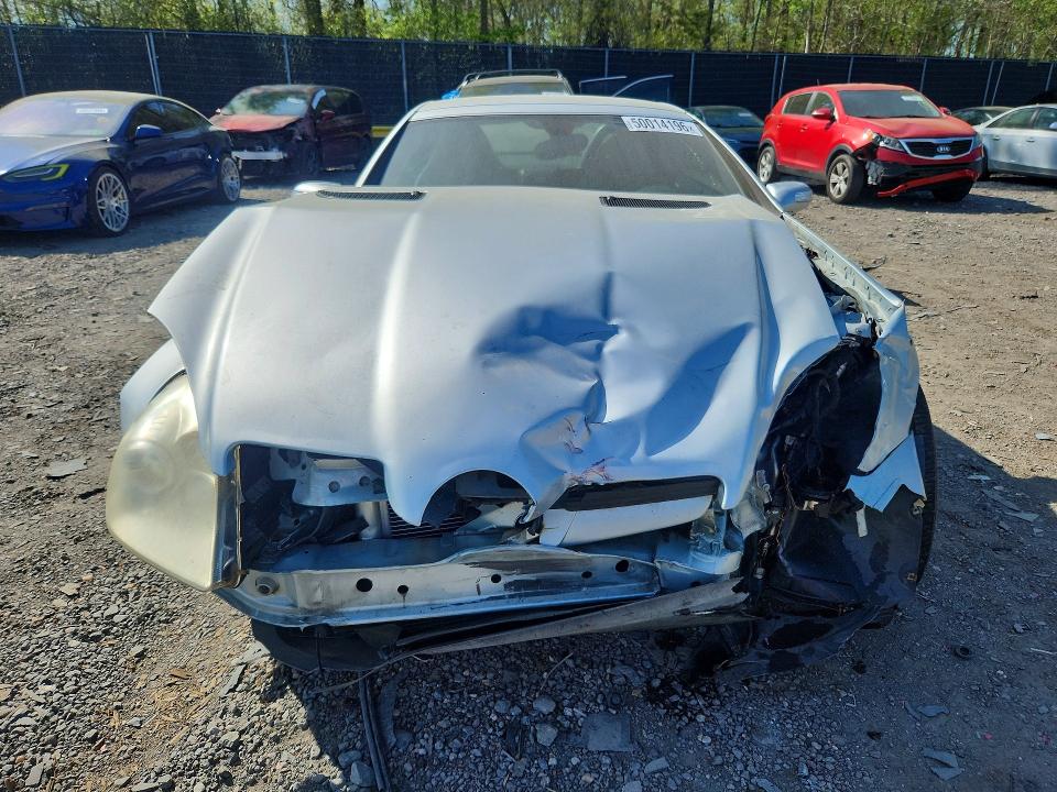 2005 Mercedes-benz Slk-klasse VIN WDBWK56F75F045162 COPART salvage auction — FRONT END, MD - CERT OF SALVAGE > 75% DAMAGE, sold $375 on 2026-07-31 (photo 5)