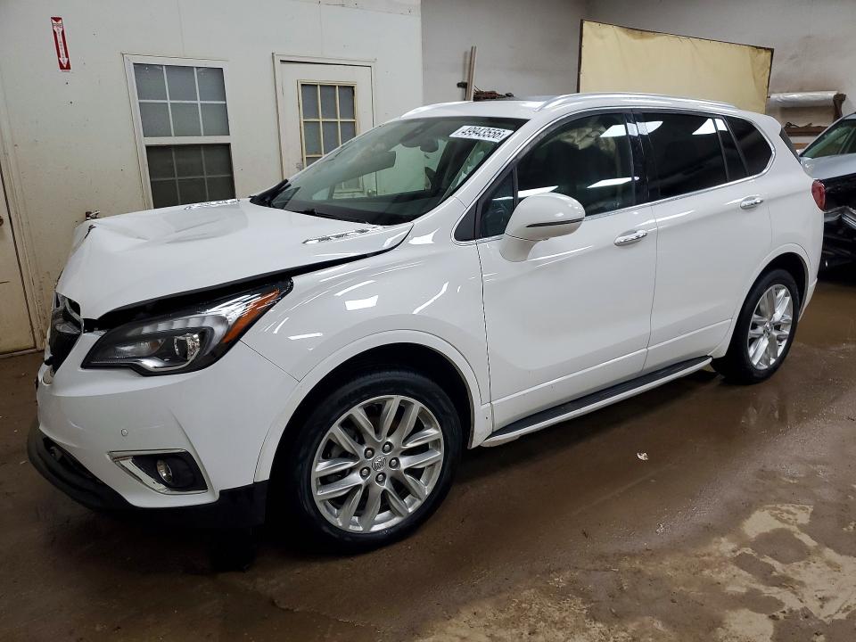 2019 Buick Envision VIN LRBFX4SX7KD033014 COPART salvage auction — FRONT END, Mi - Certificate Of Title, sold $650 on 2026-07-22 (photo 1)