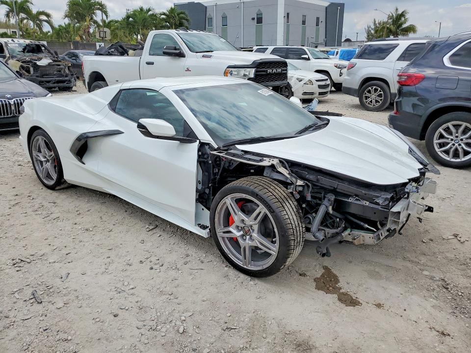 2021 Chevrolet Corvette VIN 1G1YA3D41M5119983 COPART salvage auction — FRONT END, FL - CERT OF TITLE SLVG REBUILDABLE, sold $34,750 on 2026-07-02 (photo 4)