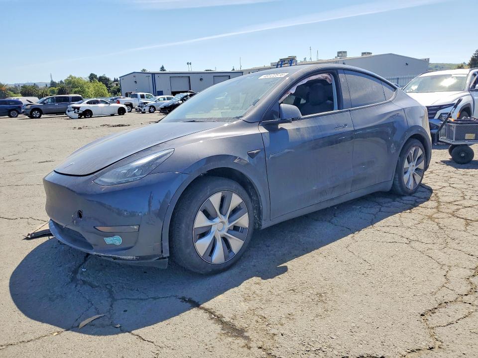 2024 Tesla Model y VIN 7SAYGAEE3RF081795 COPART salvage auction — SIDE, Ca - Salvage Certificate, sold $11,200 on 2026-07-10 (photo 1)